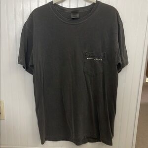 Pi Beta Phi Comfort Colors Dark Gray T-Shirt with Pocket